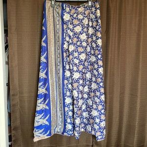 Earthbound trading co. Reversible flowy wrap pants